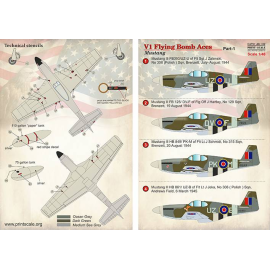 Decals V-1 Flying Bomb Aces Mustang1 