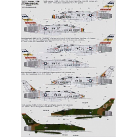 Decals North American F-100D Super Sabre/North American F-100F Super Sabre Pt 2 (4) D 55-2950 or F 56-3730 The Spirit 50th TFW H